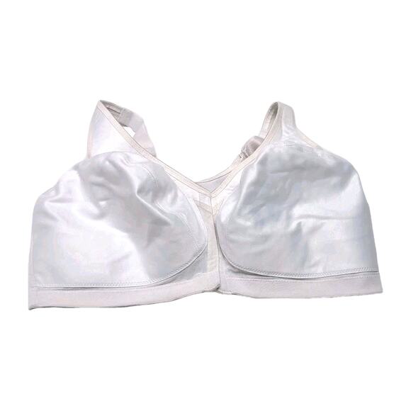 GLAMORISE MagicLift Front-Close No Wire Posture Bra US 40G UK 40F White Magic - Picture 3 of 9